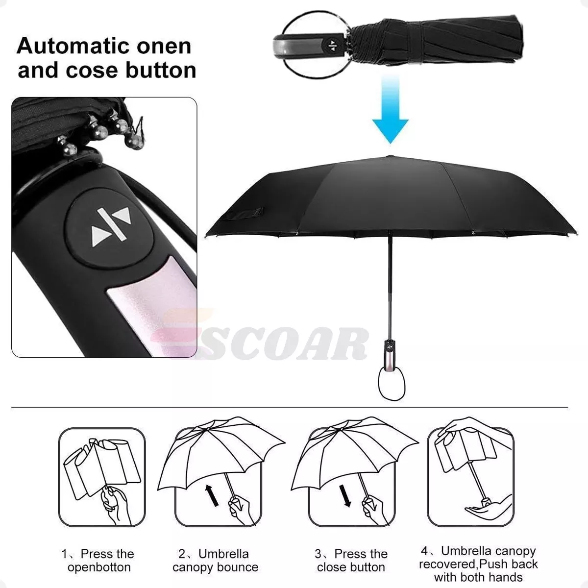 PARAGUAS PLEGABLE AUTOMÁTICO - 3