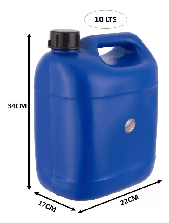 PACK 3 BIDONES DOMESTICO PLASTICO GASOLINA - 2
