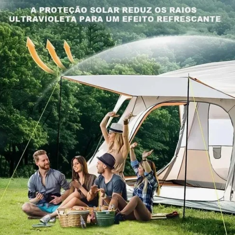 TIENDA DE CAMPAÑA GRANDE PARA 8-12 PERSONAS - 7