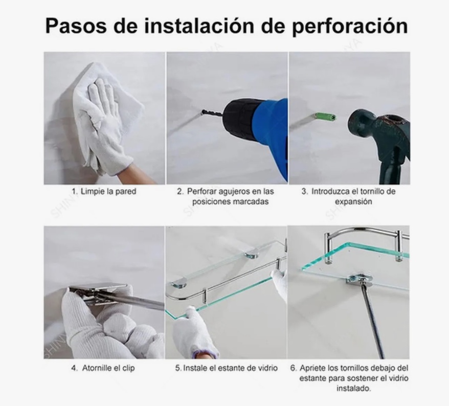 ORGANIZADOR DUCHA REPISA BAÑO SET 2 - 3