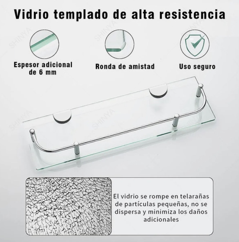 ORGANIZADOR DUCHA REPISA BAÑO SET 2 - 4
