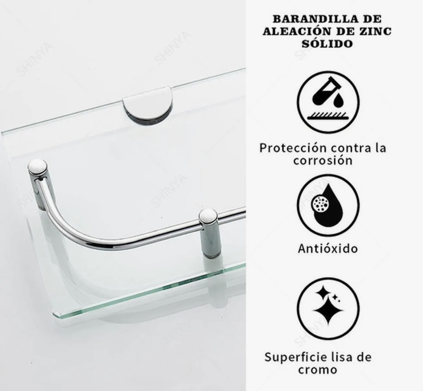 ORGANIZADOR DUCHA REPISA BAÑO SET 2 - 7