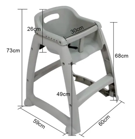 SILLA DE COMEDOR PARA BEBE - 4