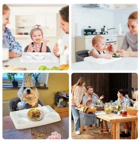 SILLA DE COMER ASIENTO PLEGABLE PARA NIÑOS - 3