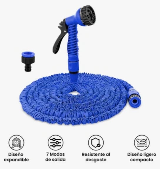 MANGUERA RETRACTIL EXPANDIBLE JARDIN - 4