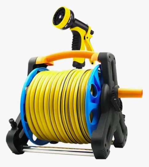 MANGUERA RETRACTIL CARRETE Y PULVERIZADOR - 1