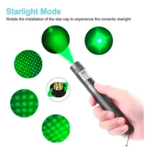 PUNTERO LASER VERDE SUPER POTENTE - 4