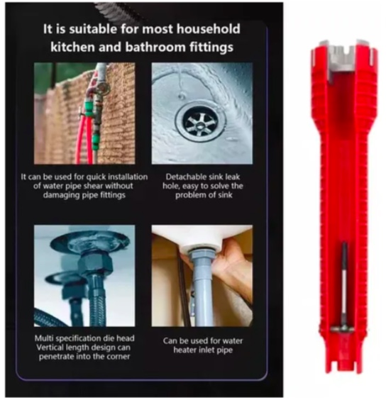 LLAVE PARA APRETAR EL TUBO DEL FREGADERO - 2