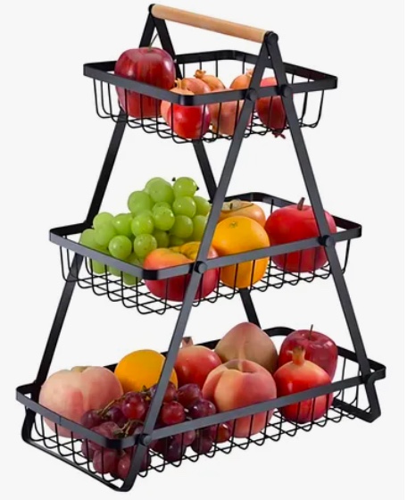 ORGANIZADOR MULTIUSOS 3 NIVELES COLOR NEGRO - 3