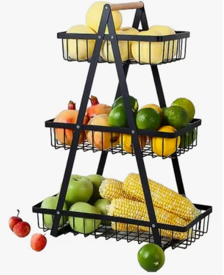 ORGANIZADOR MULTIUSOS 3 NIVELES COLOR NEGRO - 4