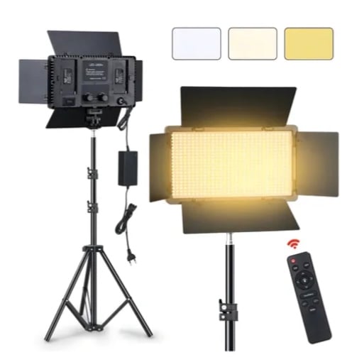 KIT PROFESIONAL LUZ RELLENO CON TRIPODE REFLECTOR - 2