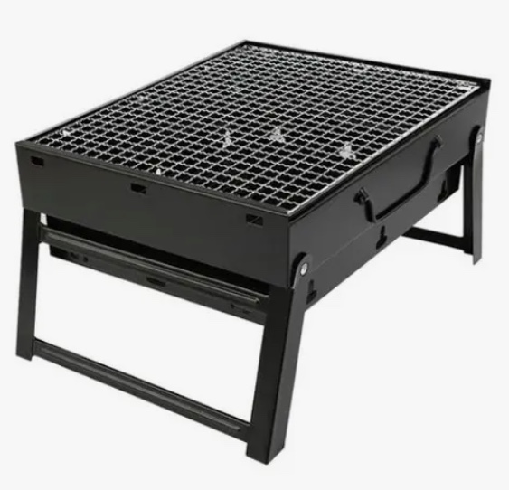 MINI PARRILLERA PLEGABLE DE CARBON - 4
