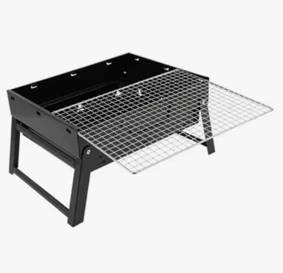 MINI PARRILLERA PLEGABLE DE CARBON - 5