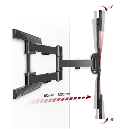 BRAZO ARTICULADO BASE TV UNIVERSAL - 6
