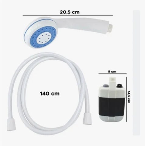 DUCHA PORTATIL PARA CAMPING - 2