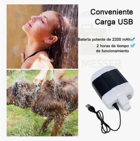DUCHA PORTATIL PARA CAMPING - 4
