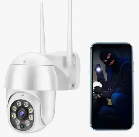 SMART CAMARA IP WIFI ALARMA EXTERIOR ANTI AGUA - 1