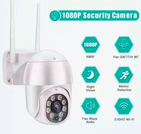 SMART CAMARA IP WIFI ALARMA EXTERIOR ANTI AGUA - 2