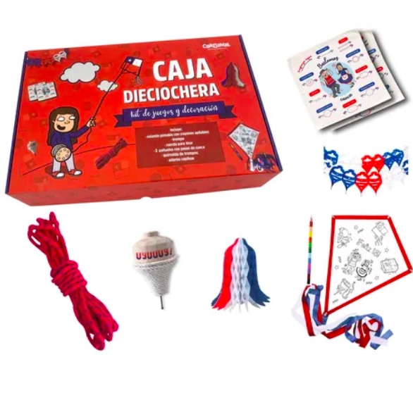CAJA DIECIOCHERA FIESTAS PATRIAS C - 1