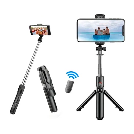 TRIPODE CON MONOPOD INTEGRADO CONTROL BLUETOOH - 1