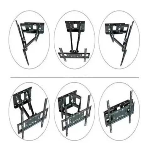 SOPORTE TV DOBLE BRAZO 32 A 85 - 3