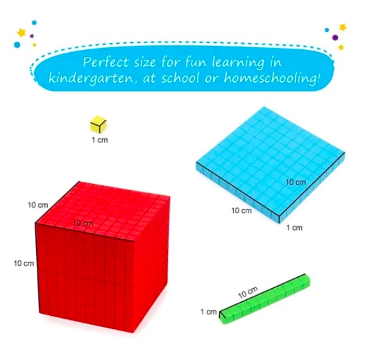 BLOQUE MULTIBASE BASE 10 CONECTABLE AMARILLO 122 PCS - 6