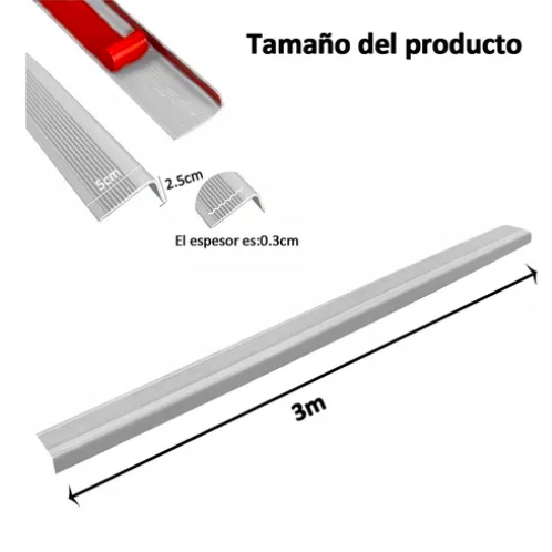TIRAS ANTIDESLIZANTES DE GOMA 3M PARA ESCALERAS - 2