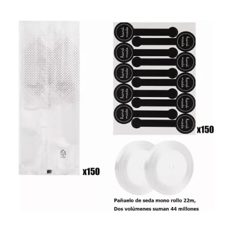BOLSAS DE PLASTICO TRANSLUCIDO PARA GALLETAS - 3