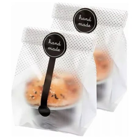 BOLSAS DE PLASTICO TRANSLUCIDO PARA GALLETAS - 5