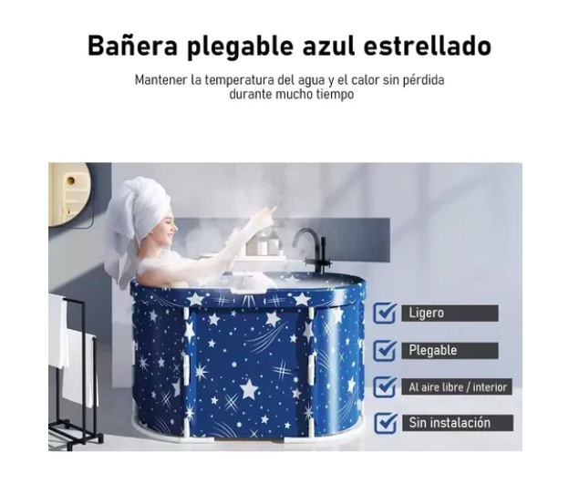 BAÑERA PLEGABLE PORTATIL - 4