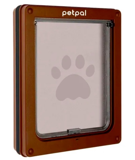 PUERTA ABATIBLE PARA MASCOTA CAFE - 1
