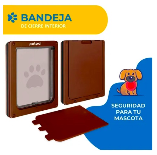 PUERTA ABATIBLE PARA MASCOTA CAFE - 2