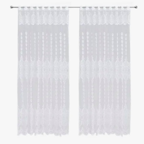 SET CORTINAS VISILLO 2 PAÑOS - 1