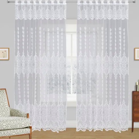 SET CORTINAS VISILLO 2 PAÑOS - 2
