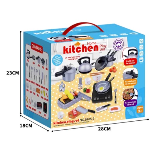 SET DE COCINA DE JUGUETE 36PCS - 6