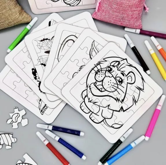 ROMPECABEZAS PARA PINTAR+LAPICES - 4