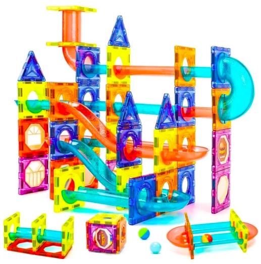 PISTA DE BOLITAS JUEGO DE ENCAJE Y BLOQUES MAGNE TICOS - 1
