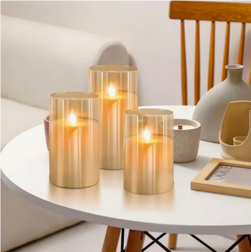 VELAS LED PARPADEANTE EFECTO LLAMA - 4
