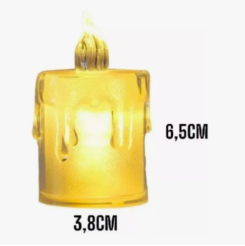 PACK 24 VELAS A PILA DE LED CON EFECTO LLAMA - 3