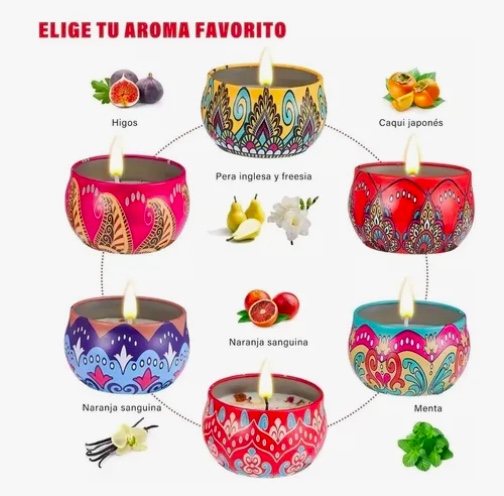 VELA AROMATICA CON PE TALOS DECORATIVA - 2