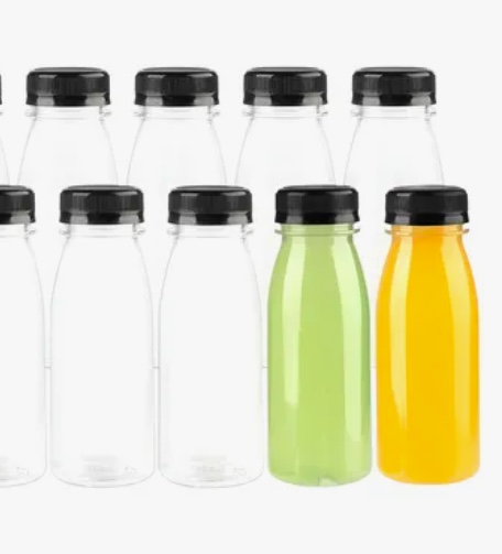 12 BOTELLA PLASTICAS TRANSPARENTES - 1