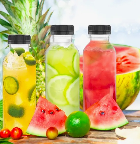 12 BOTELLA PLASTICAS TRANSPARENTES - 4