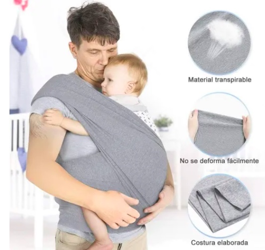 FULAR TRANSPORTE PARA BEBE ERGONOMICOS - 2