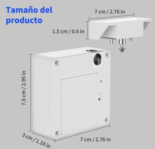CERRADURA DE GABINETE INTELIGENTE OCULTA - 3