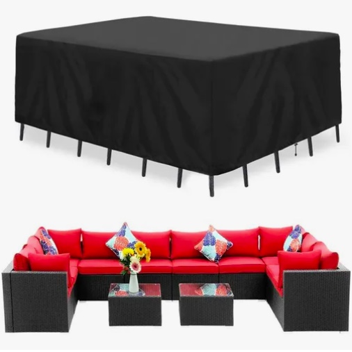 FUNDA CUBIERTA MESA JARDIN EXTERIOR IMPERMEABLE - 1