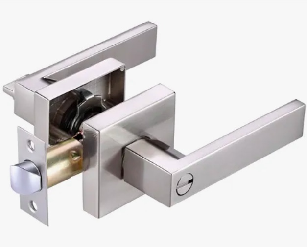 CERRADURA TUBULAR MANILLA CUADRADA SIN LLAVE - 1