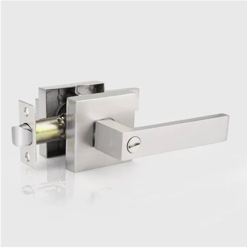 CERRADURA TUBULAR MANILLA CUADRADA SIN LLAVE - 2