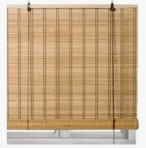 CORTINA PERSIANA ROLLER ENROLLABLE DE BAMBU - 1
