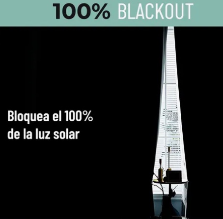 CORTINA BLACKOUT TEXTURA LINO GRIS - 5