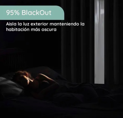 CORTINA BLACKOUT BEIGE - 4